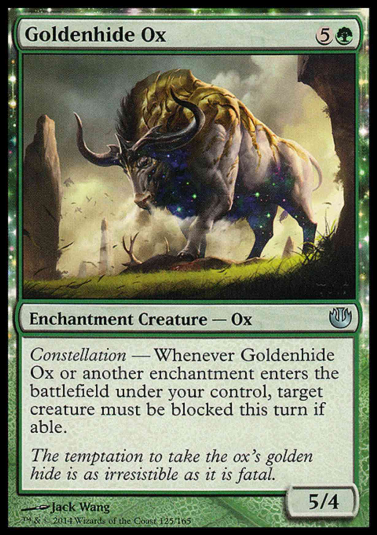Goldenhide Ox magic card front