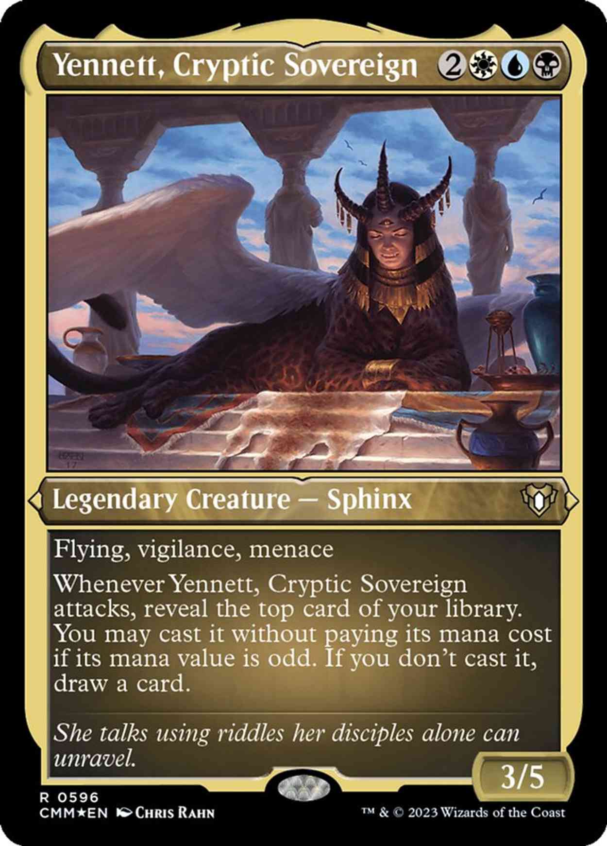 Yennett, Cryptic Sovereign (Foil Etched) magic card front