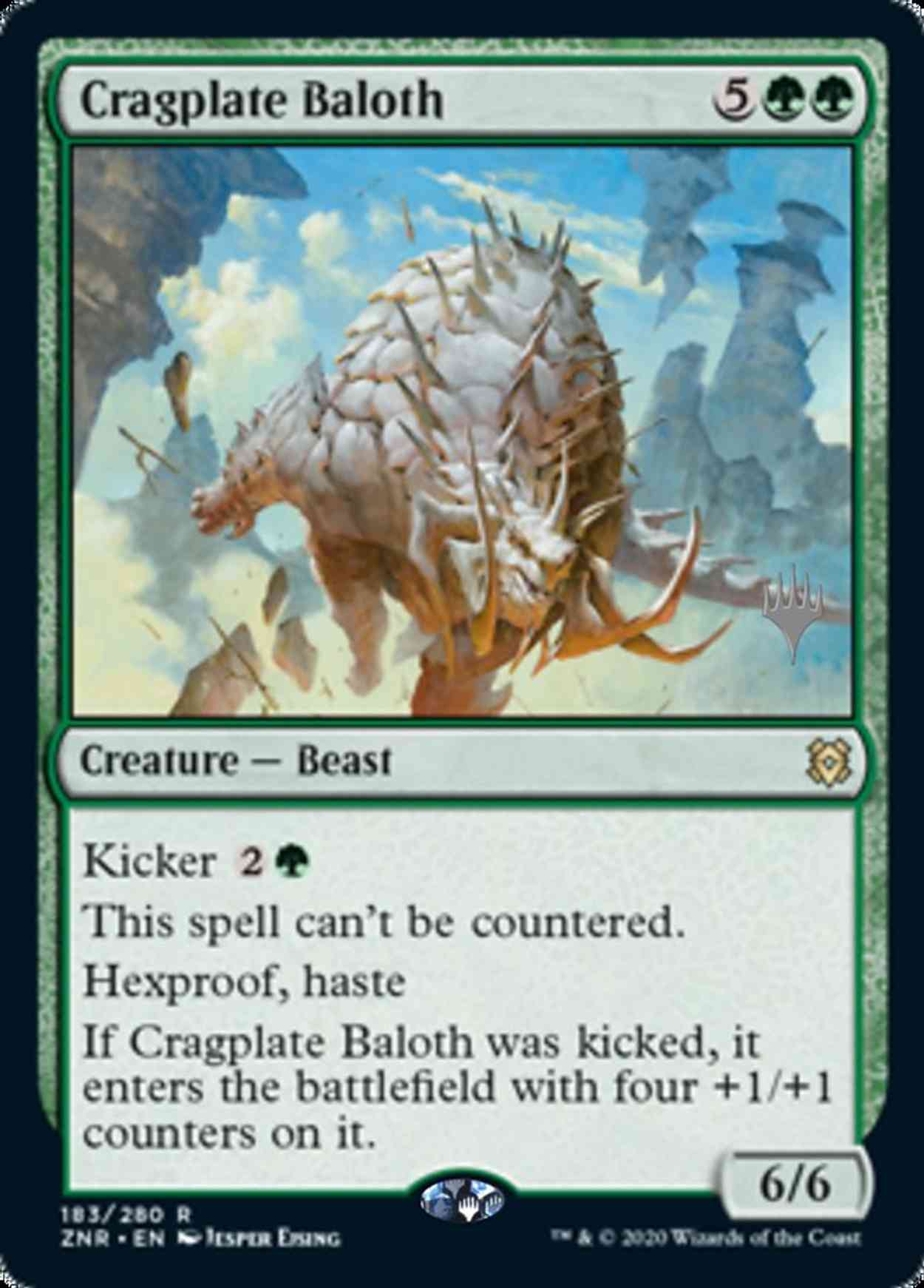 Cragplate Baloth magic card front