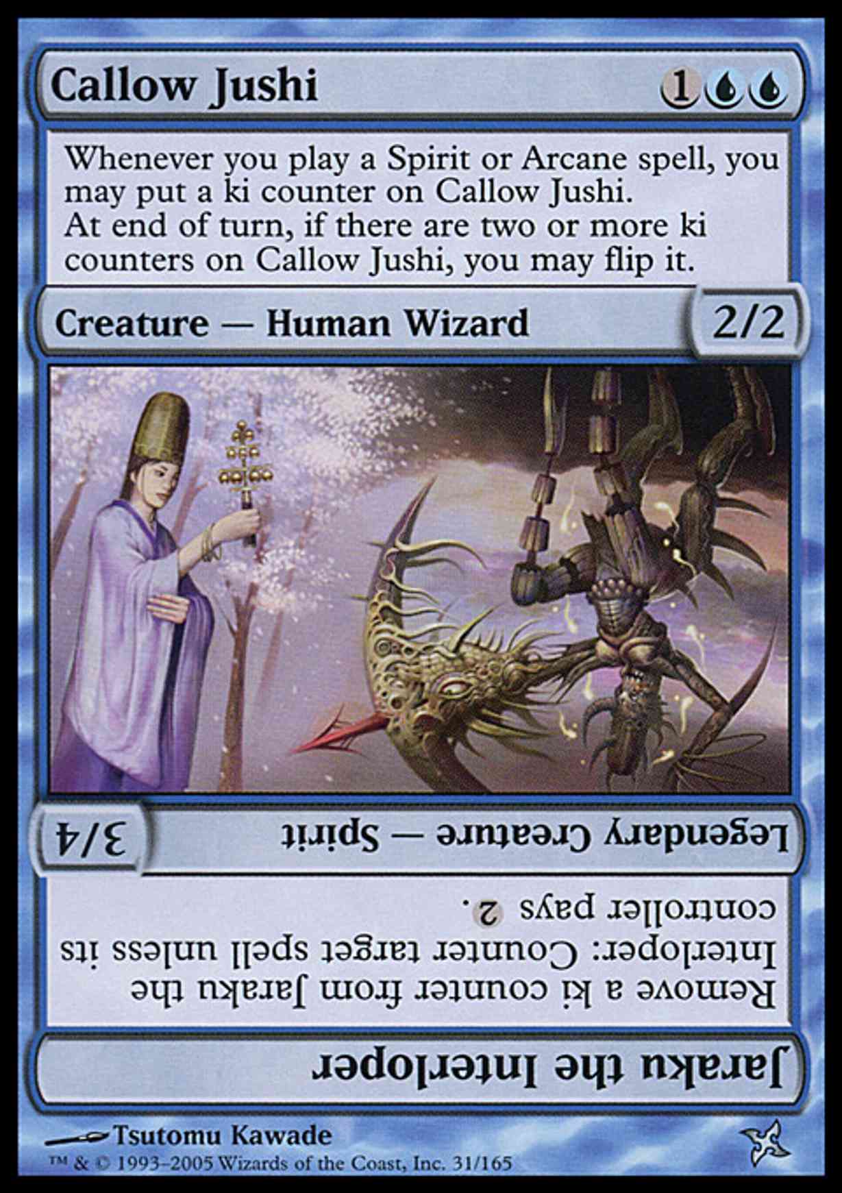 Callow Jushi magic card front