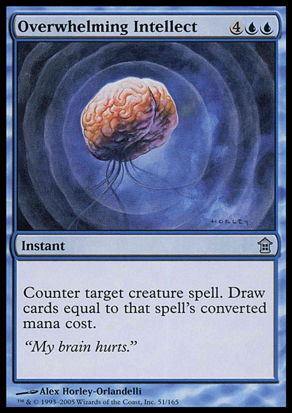 Overwhelming Intellect magic card front