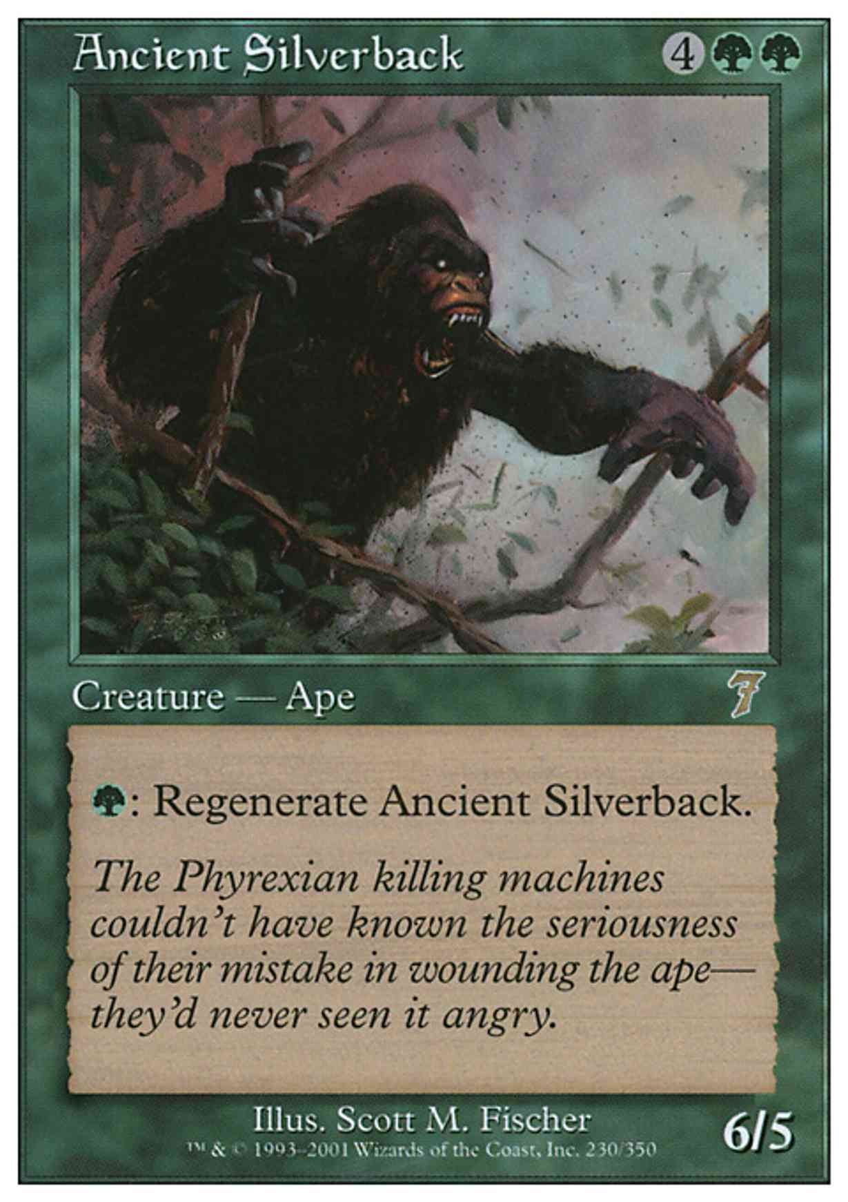 Ancient Silverback magic card front