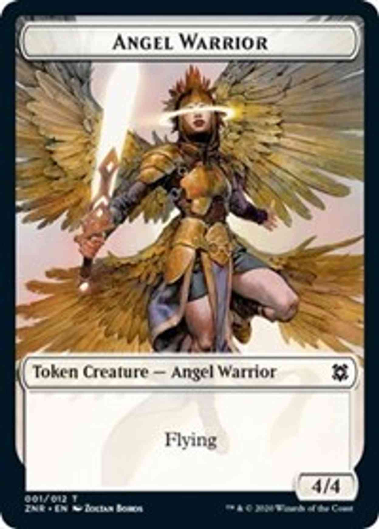 Angel Warrior Token magic card front