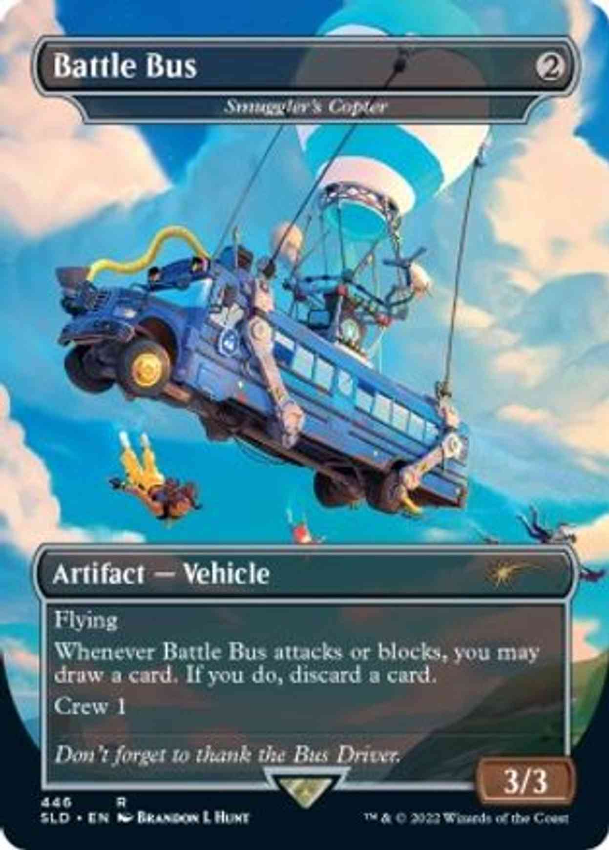 Battle Bus - Smuggler's Copter magic card front