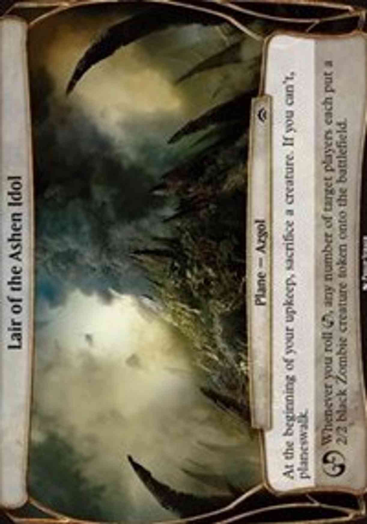 Lair of the Ashen Idol (Planechase Anthology) magic card front