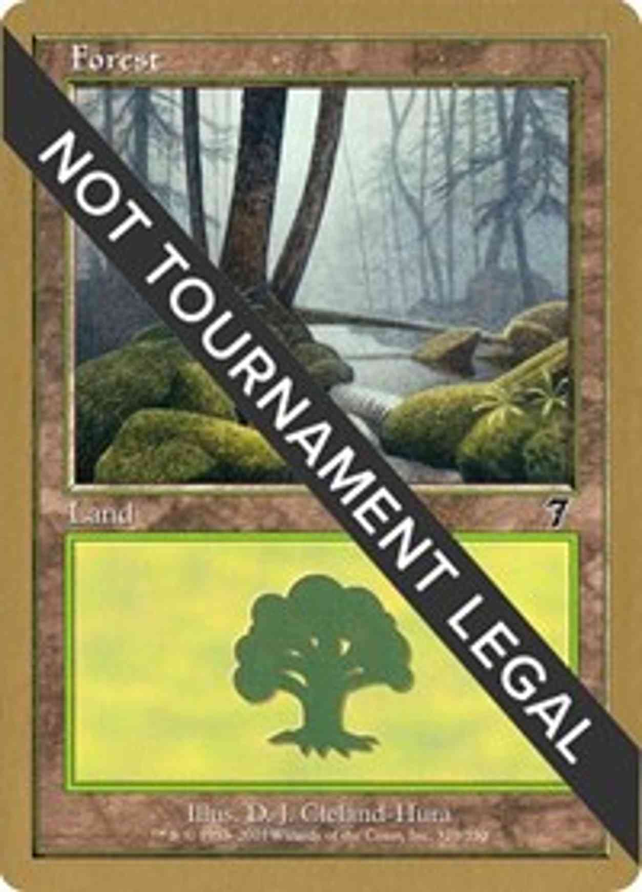 Forest (328) - 2001 Jan Tomcani (7ED) magic card front