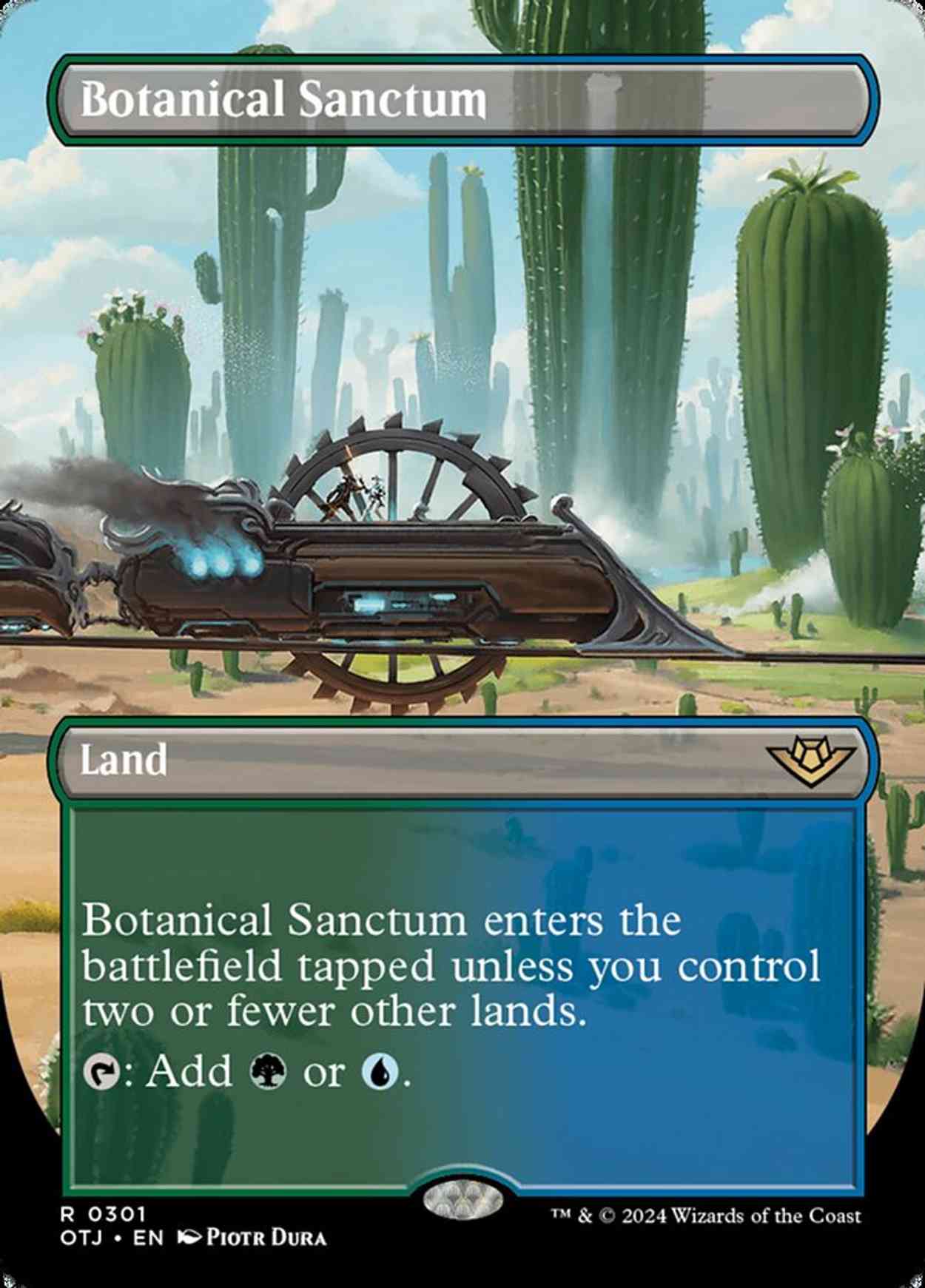 Botanical Sanctum (Borderless) magic card front