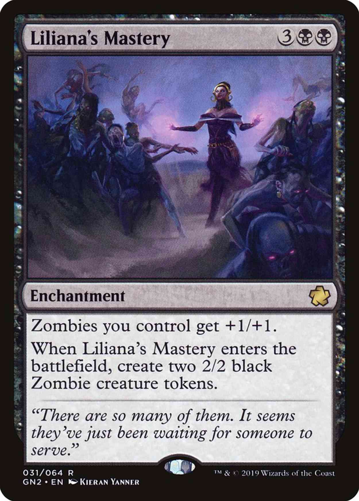 Liliana's Mastery magic card front