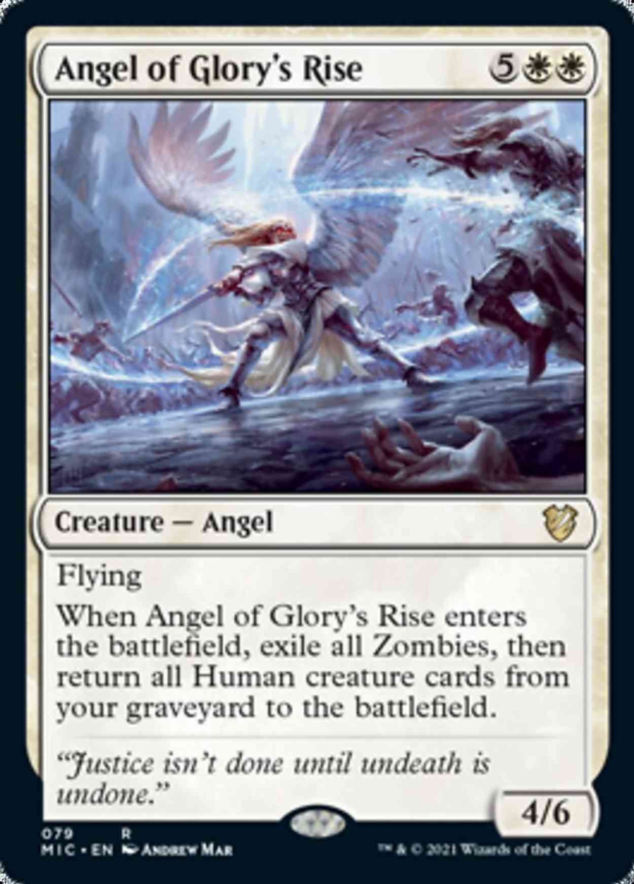 Angel of Glory's Rise magic card front