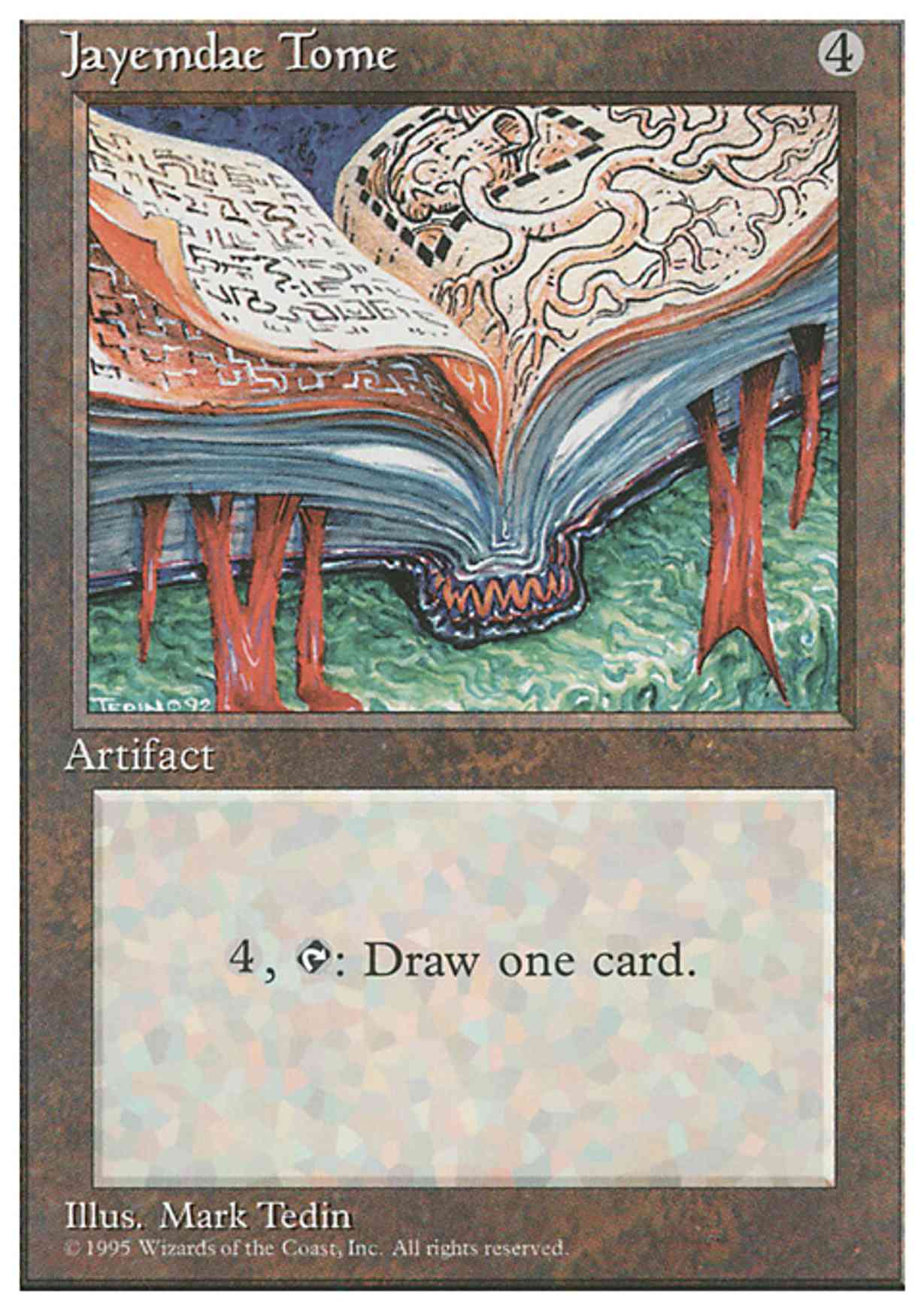 Jayemdae Tome magic card front