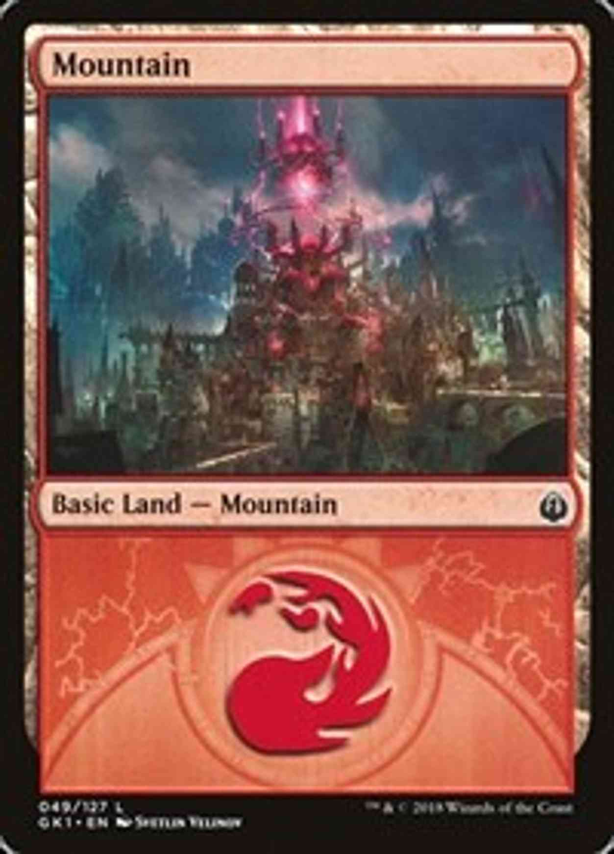 Mountain (49) magic card front