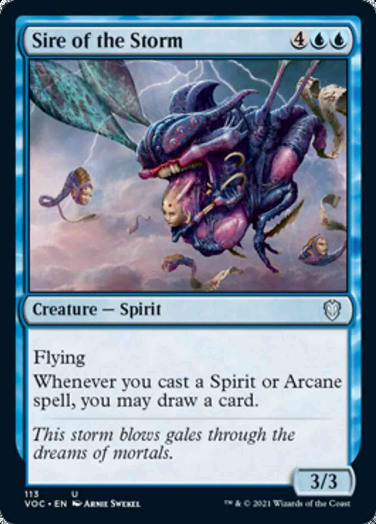 Sire of the Storm magic card front