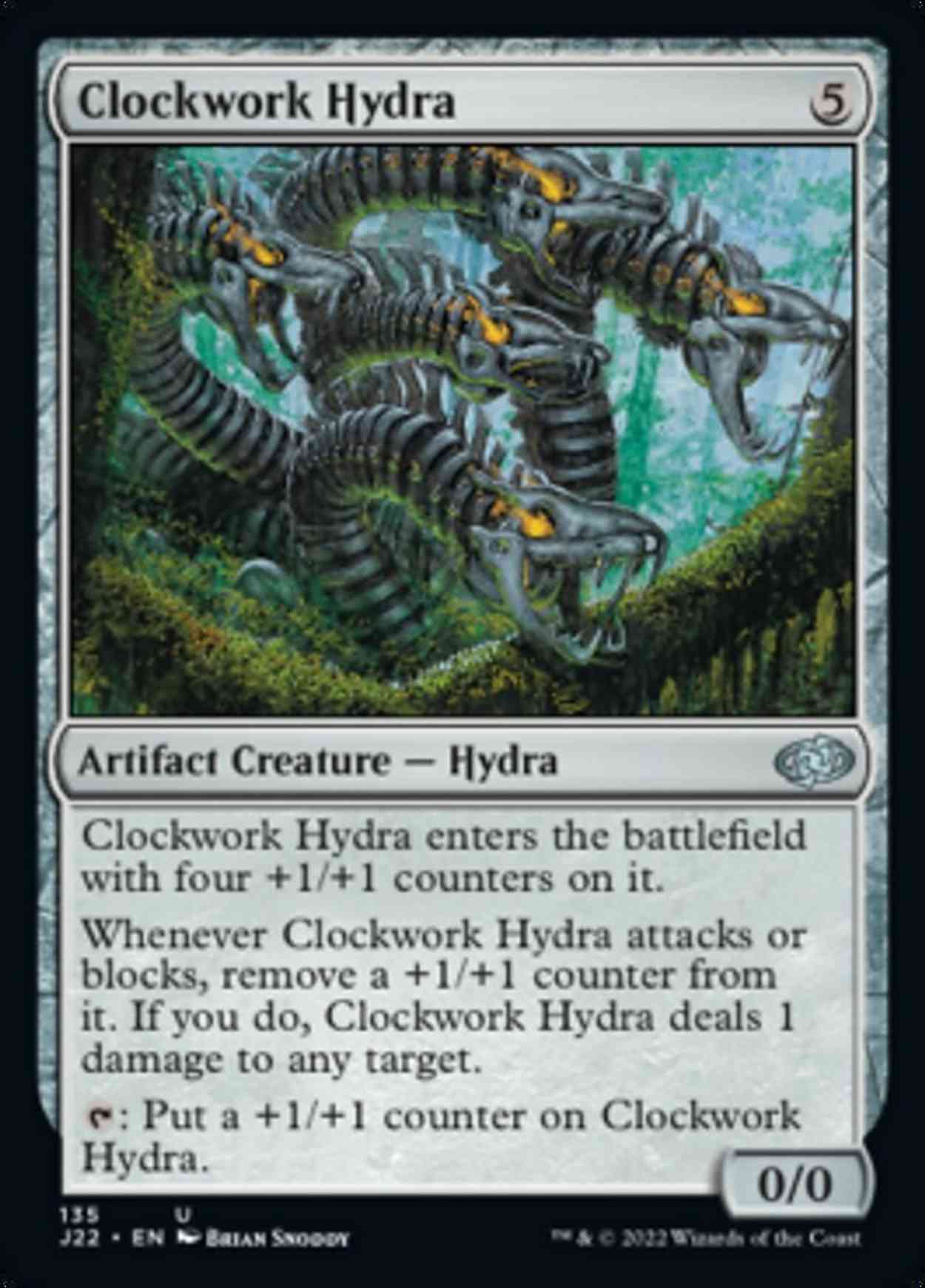 Clockwork Hydra magic card front