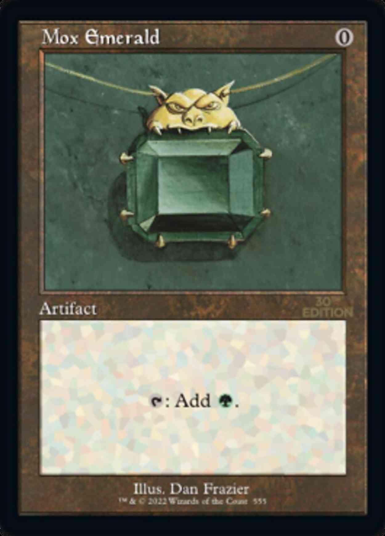 Mox Emerald (Retro Frame) magic card front