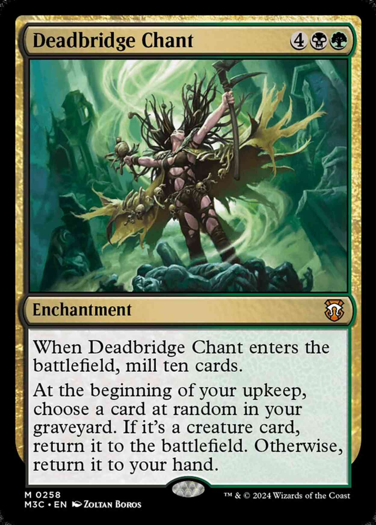 Deadbridge Chant magic card front