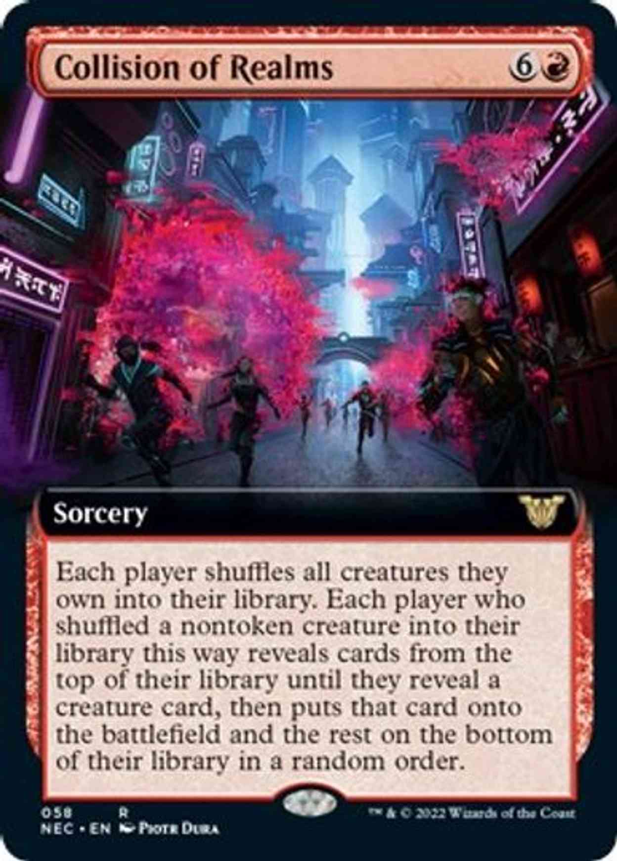Collision of Realms (Extended Art) magic card front