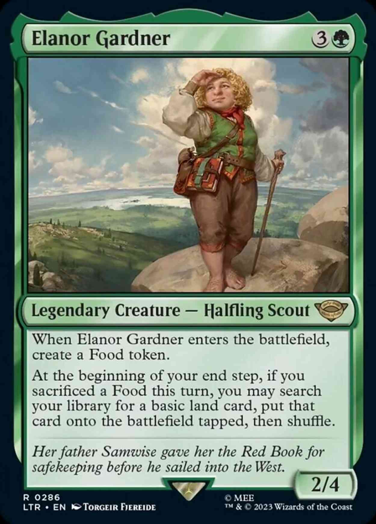 Elanor Gardner magic card front