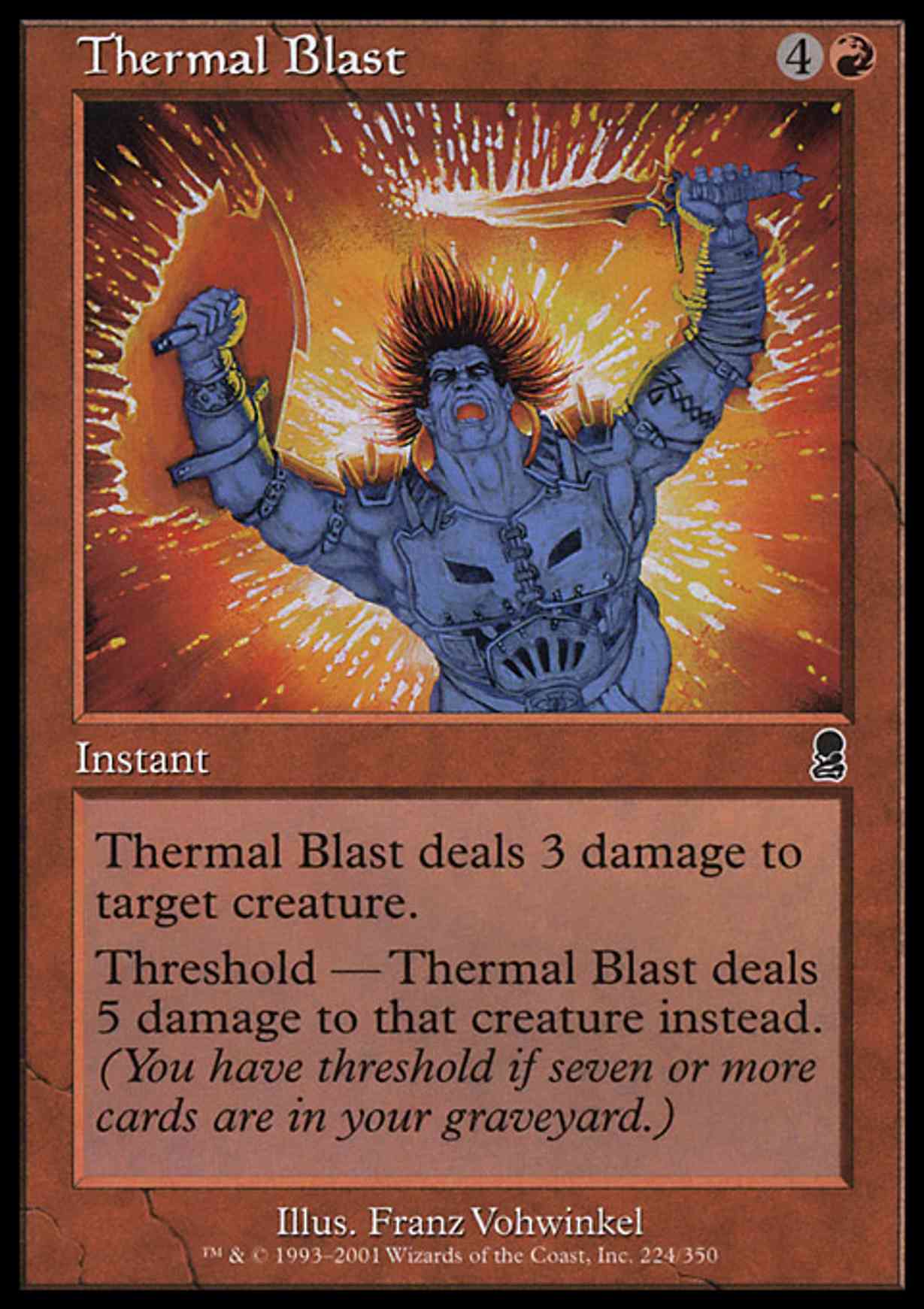 Thermal Blast magic card front