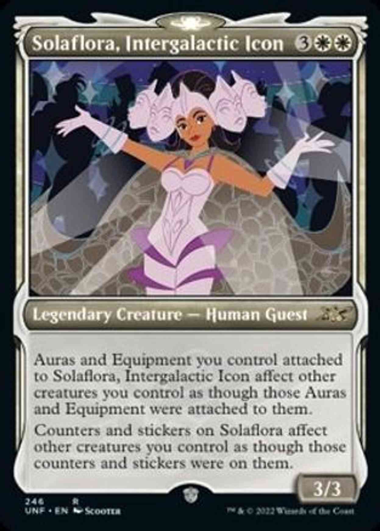 Solaflora, Intergalactic Icon (Showcase) magic card front