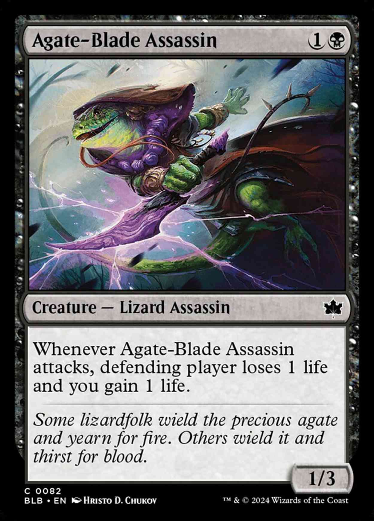 Agate-Blade Assassin magic card front