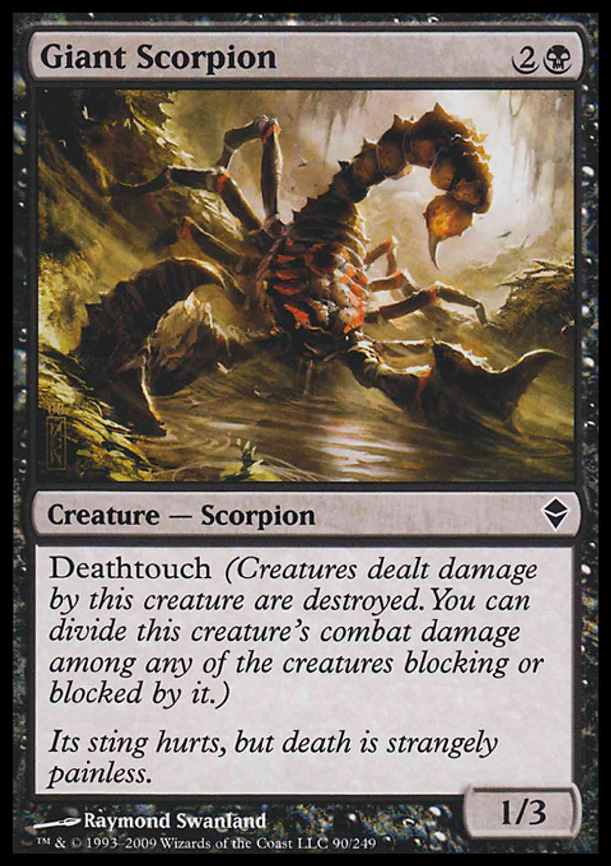 Giant Scorpion magic card front