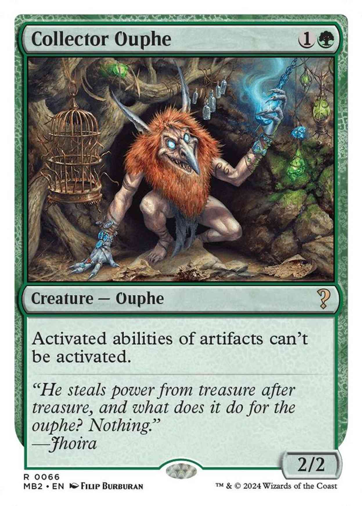 Collector Ouphe (White Border) magic card front