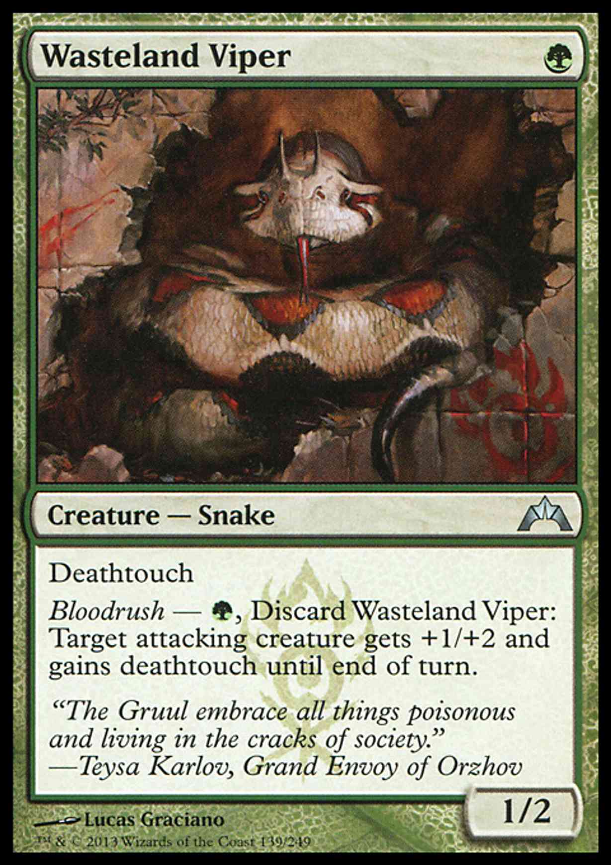Wasteland Viper magic card front