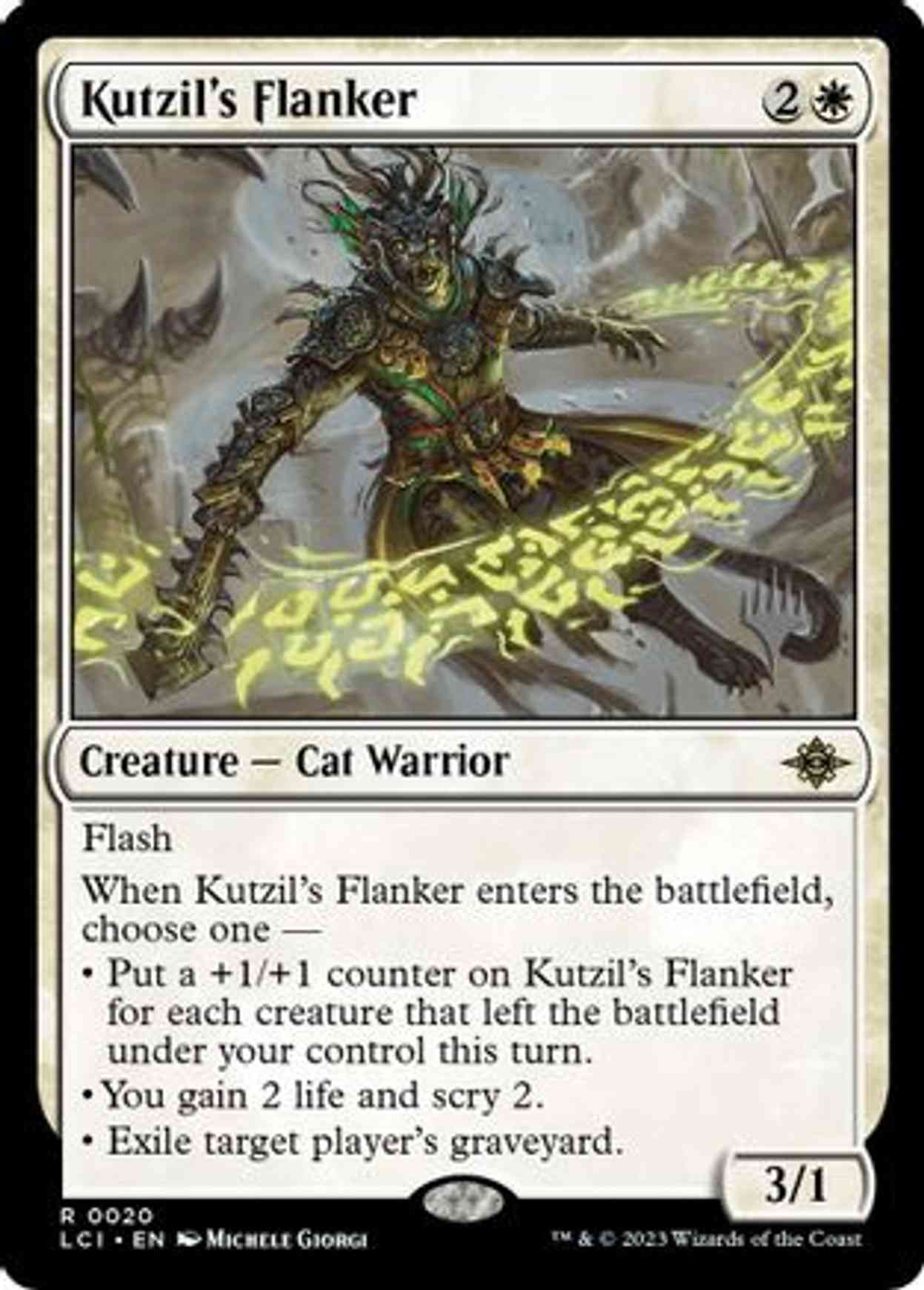 Kutzil's Flanker magic card front