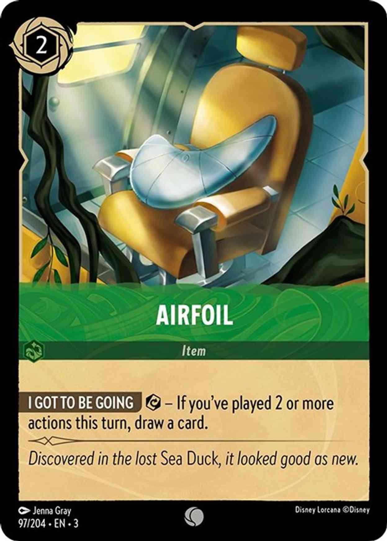 Airfoil magic card front