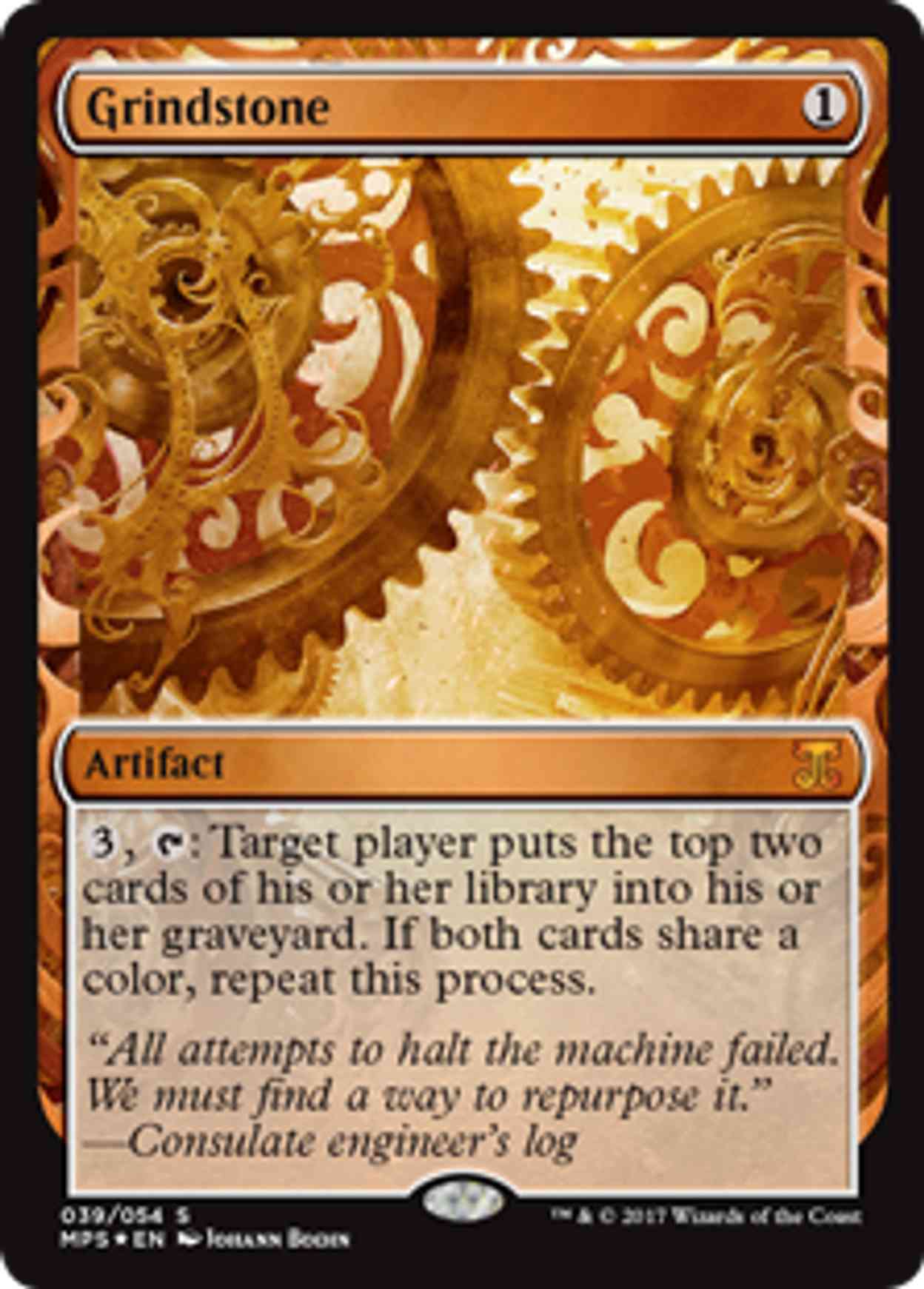 Grindstone magic card front