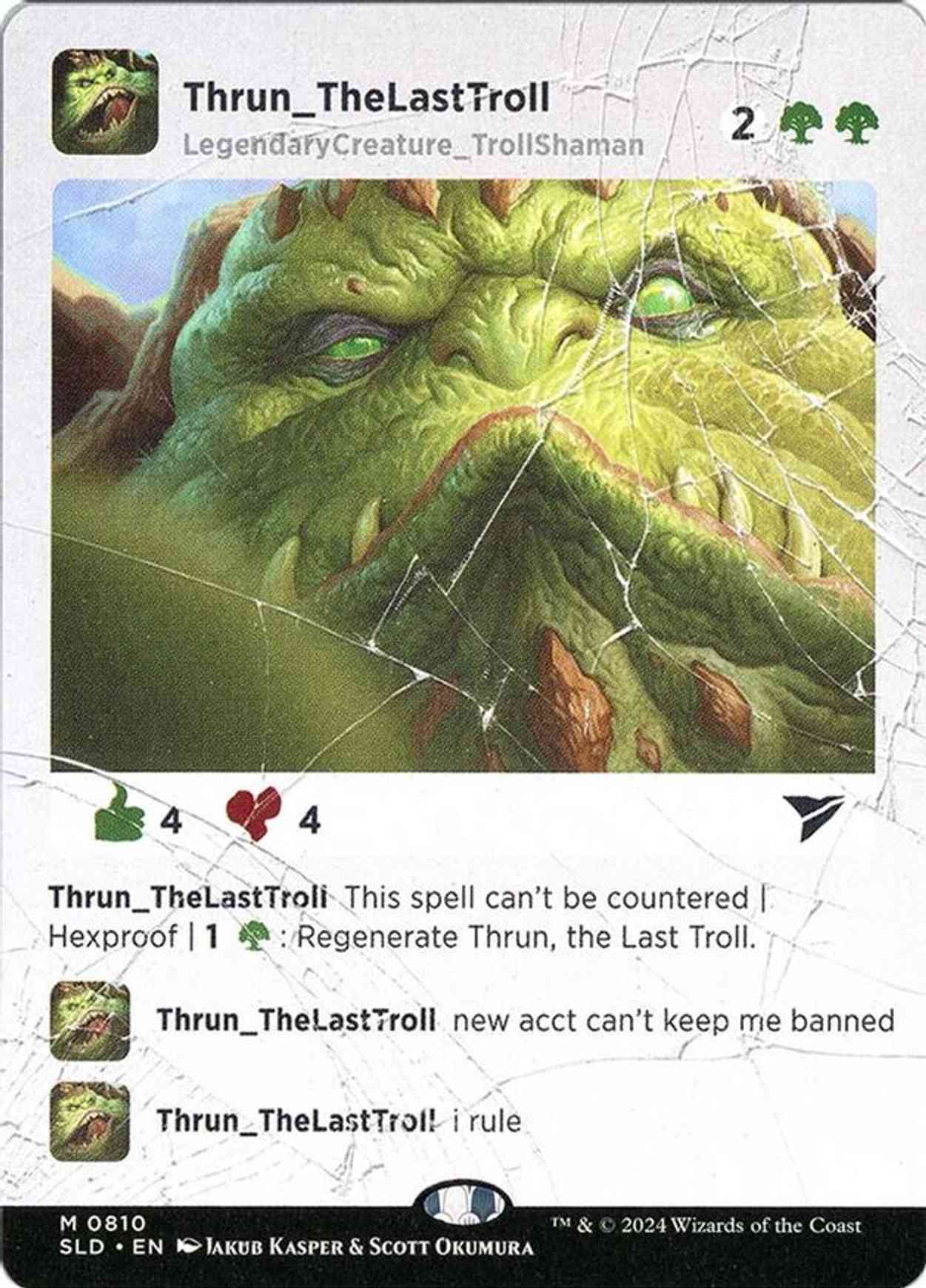 Thrun, the Last Troll magic card front