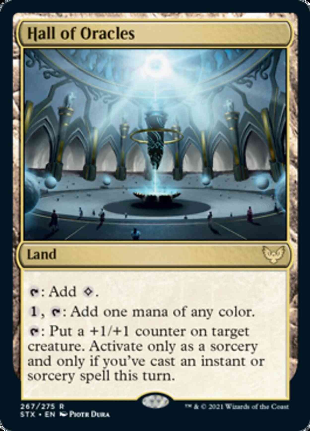 Hall of Oracles magic card front
