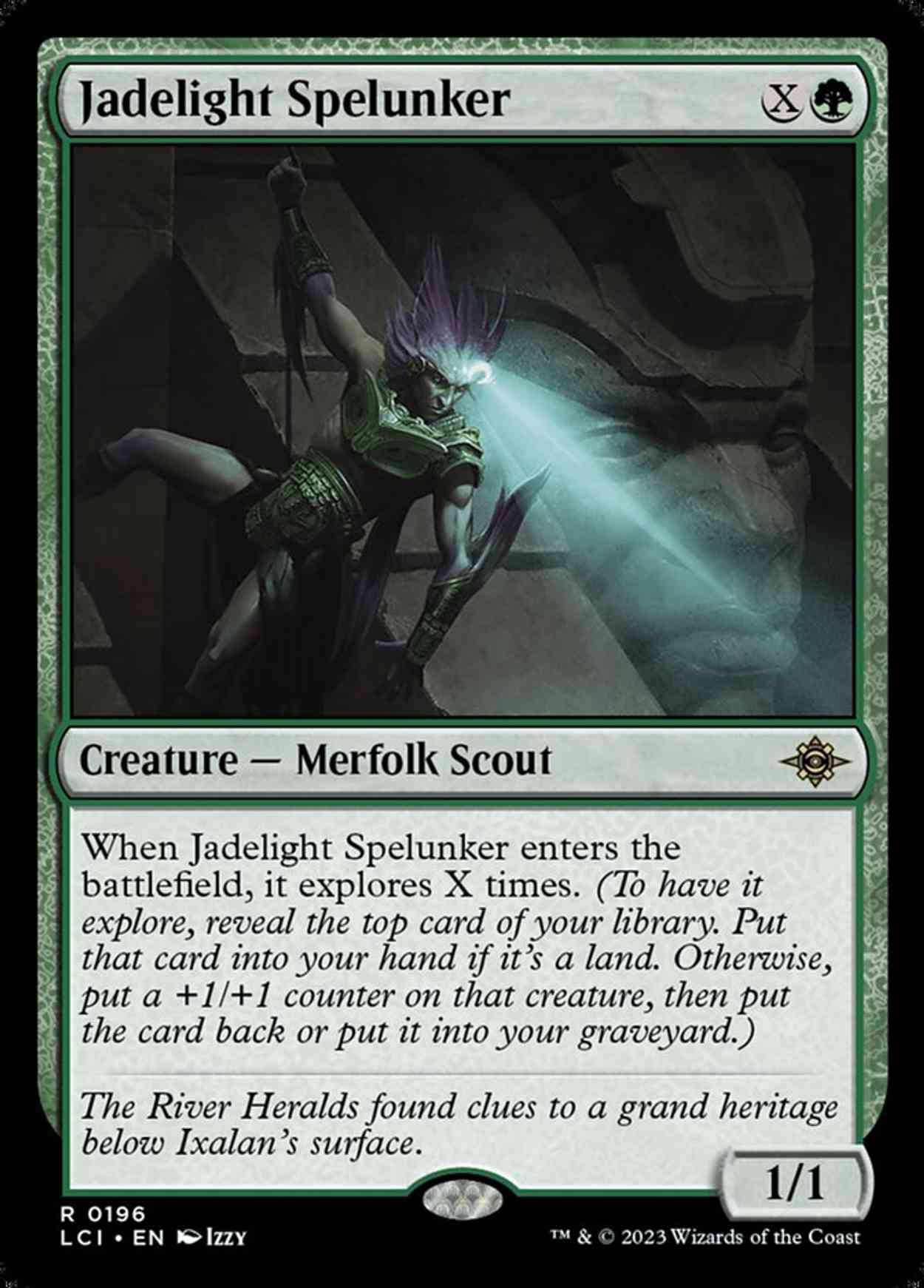 Jadelight Spelunker magic card front