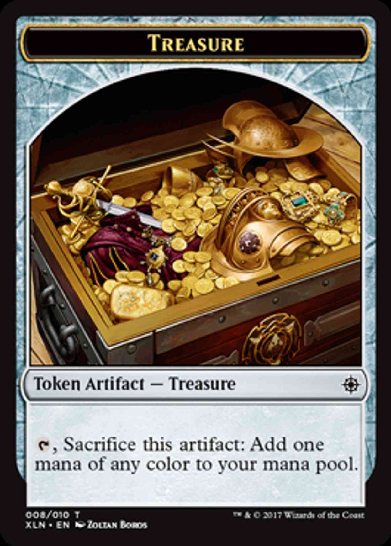 Treasure Token (008) magic card front