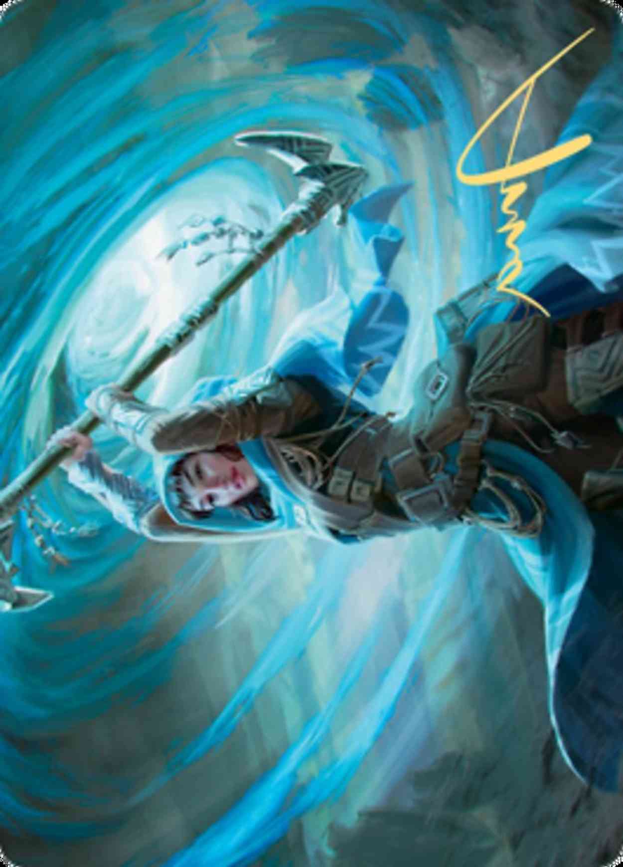 Sea Gate Stormcaller Art Card (Gold-Stamped Signature) magic card front