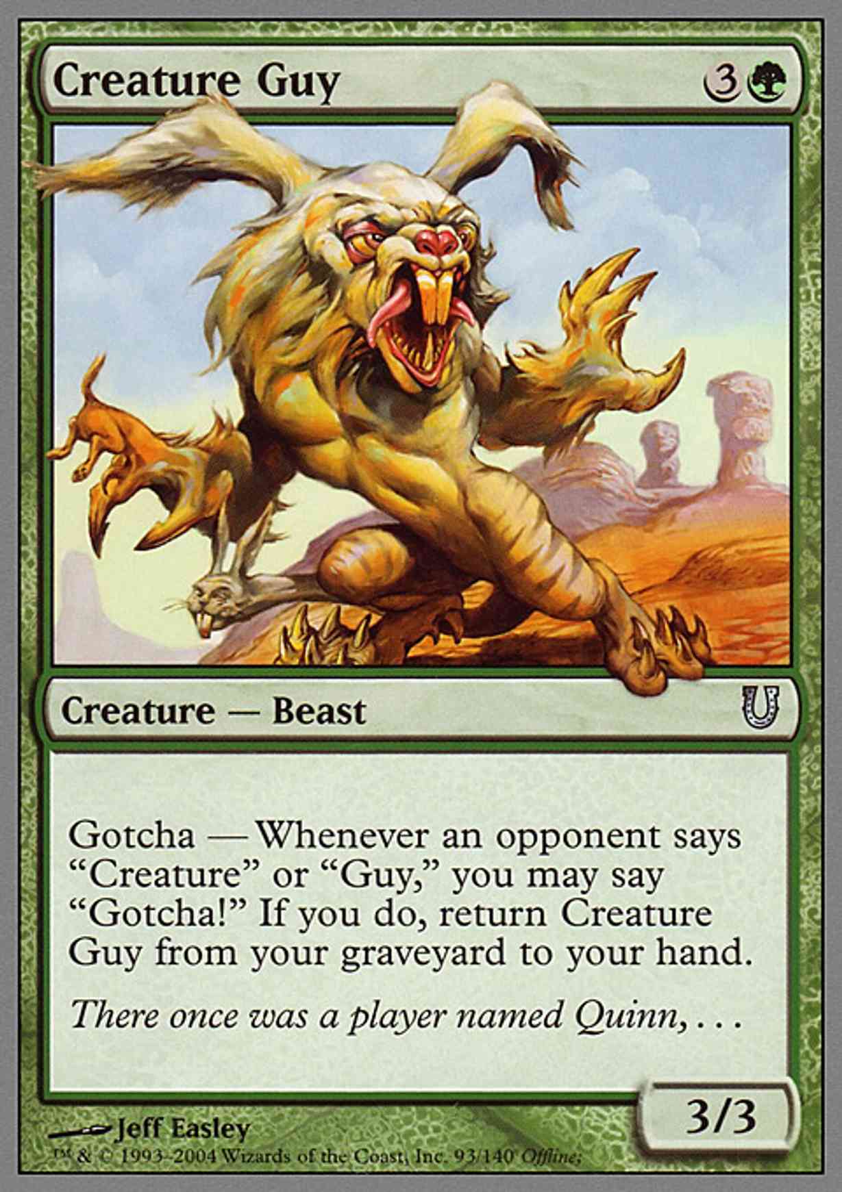 Creature Guy magic card front