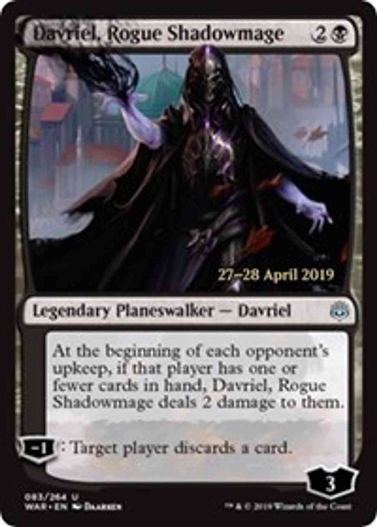 Davriel, Rogue Shadowmage magic card front