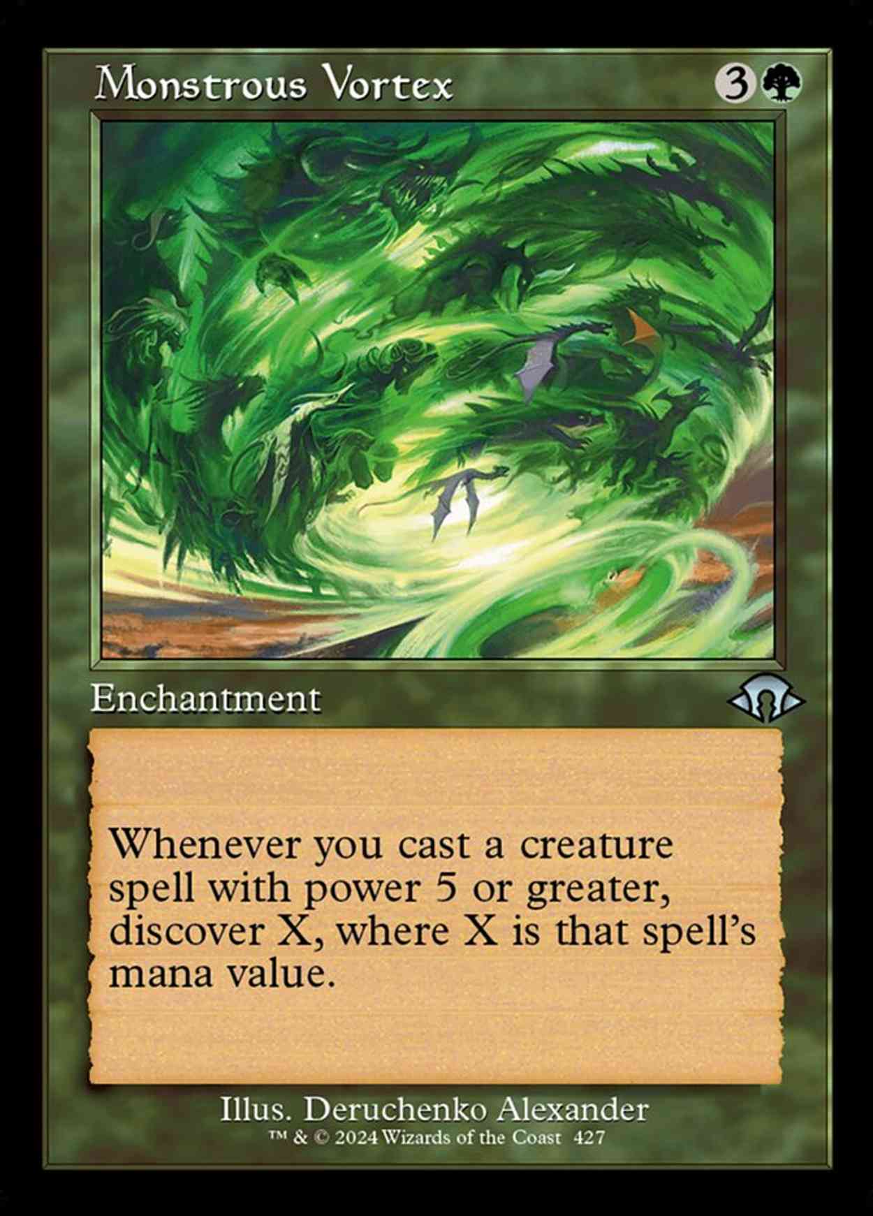 Monstrous Vortex (Retro Frame) magic card front