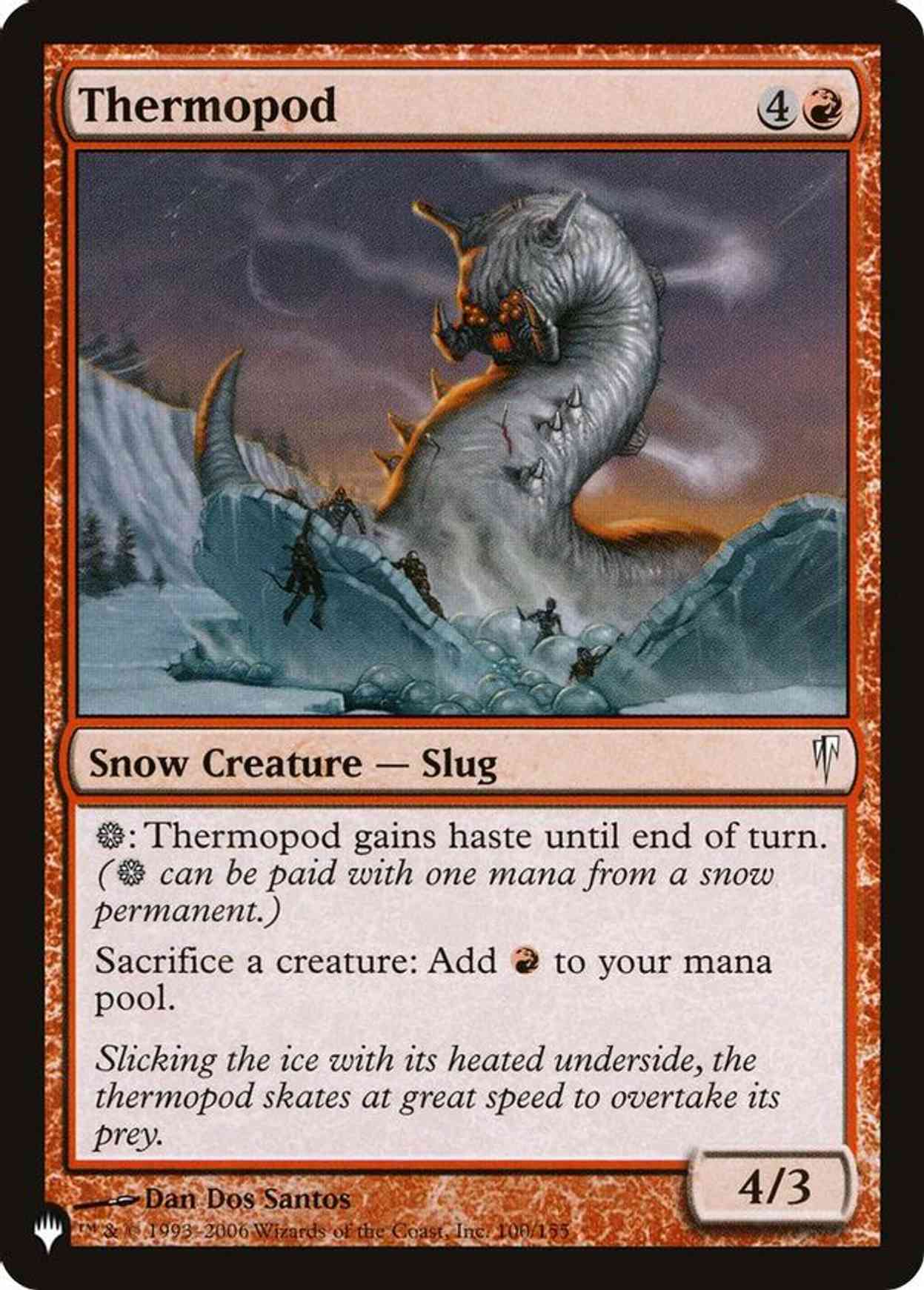 Thermopod magic card front