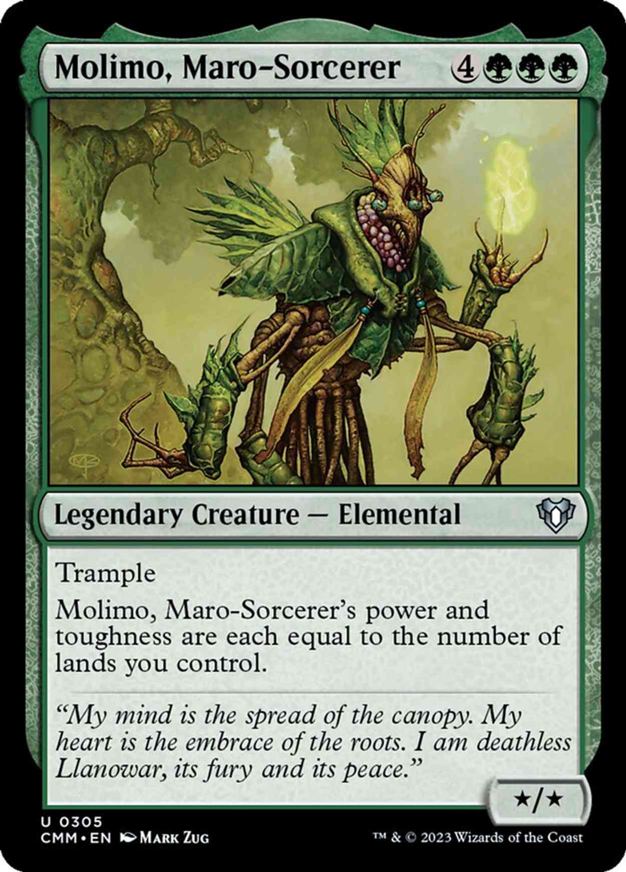 Molimo, Maro-Sorcerer magic card front