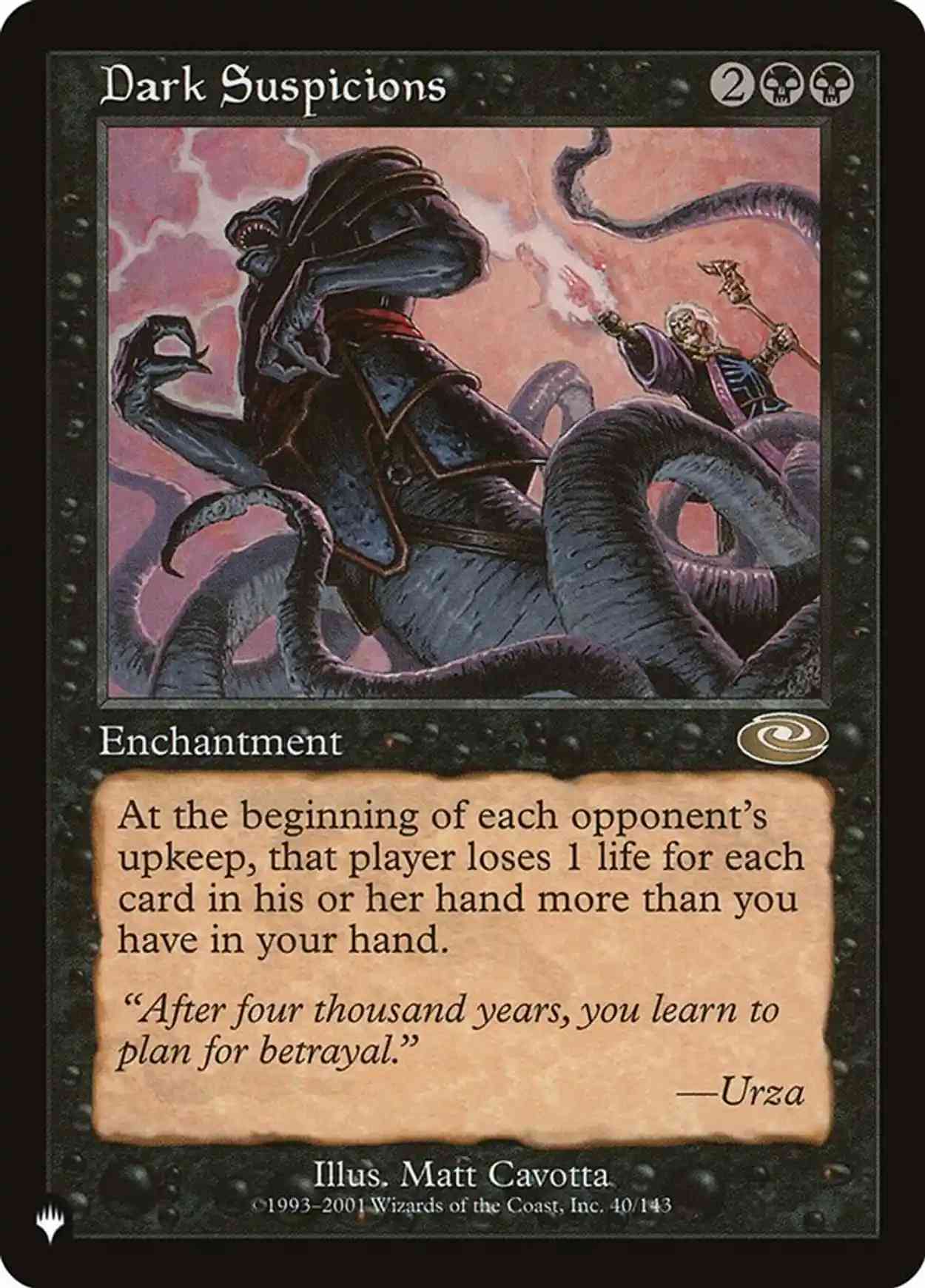 Dark Suspicions magic card front