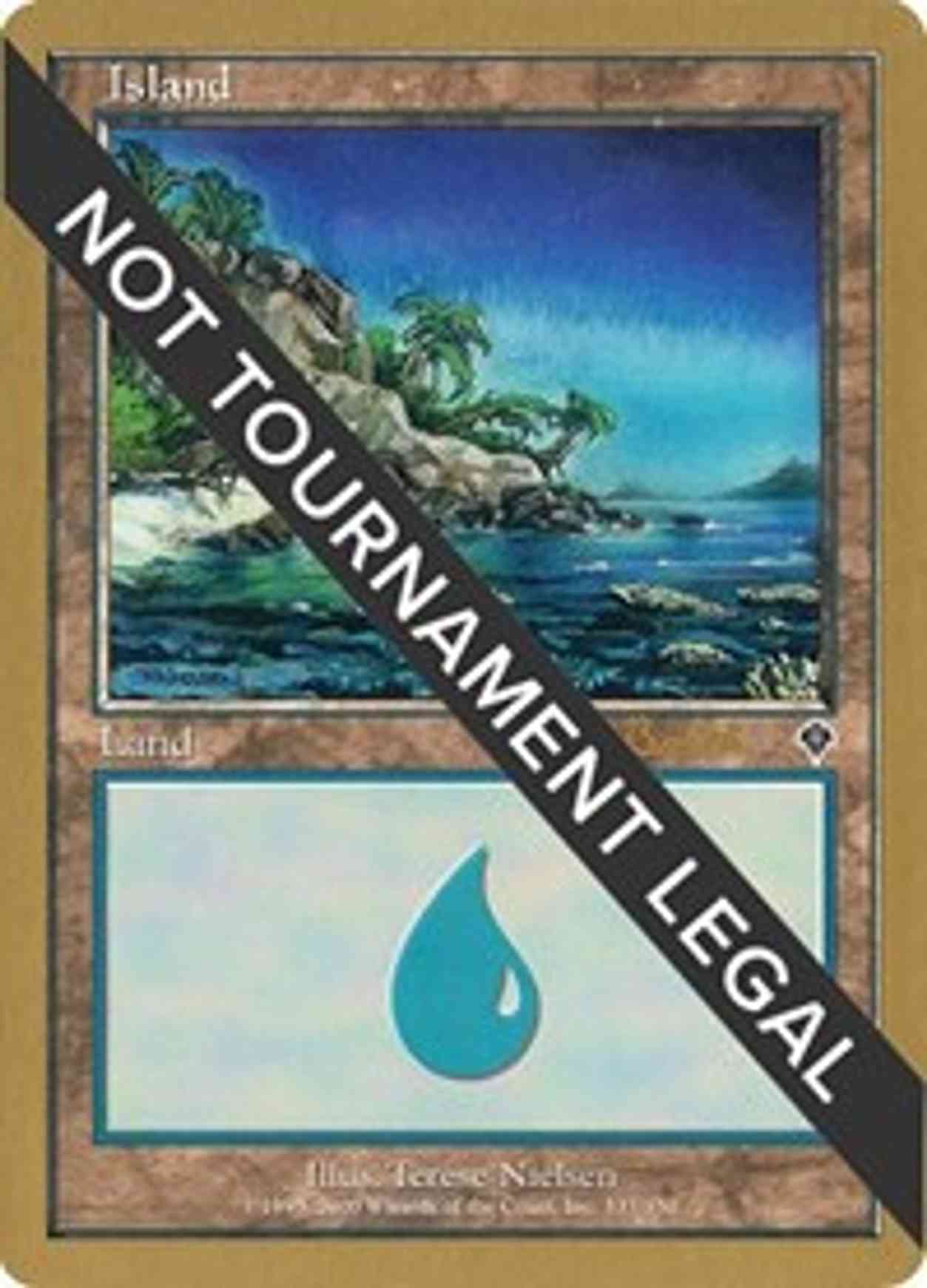 Island (337) - 2001 Alex Borteh (INV) magic card front