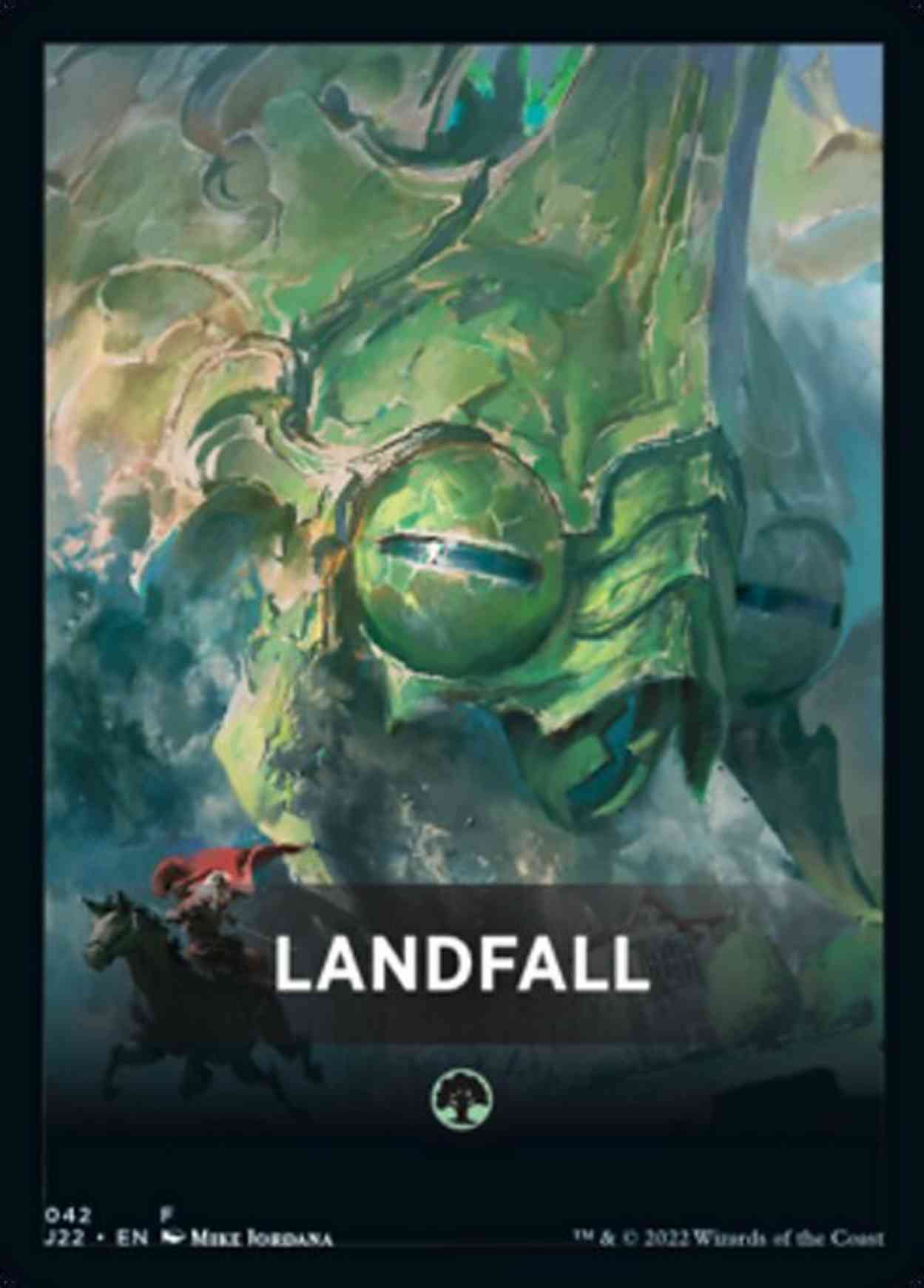 Landfall Theme Card magic card front