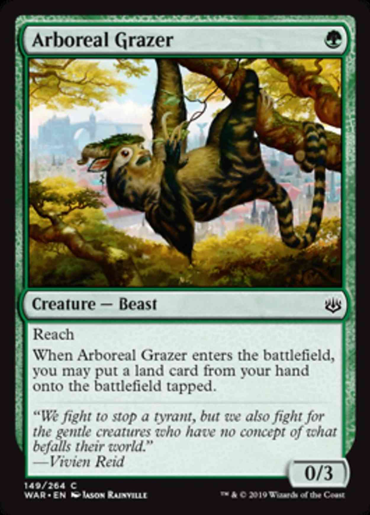 Arboreal Grazer magic card front