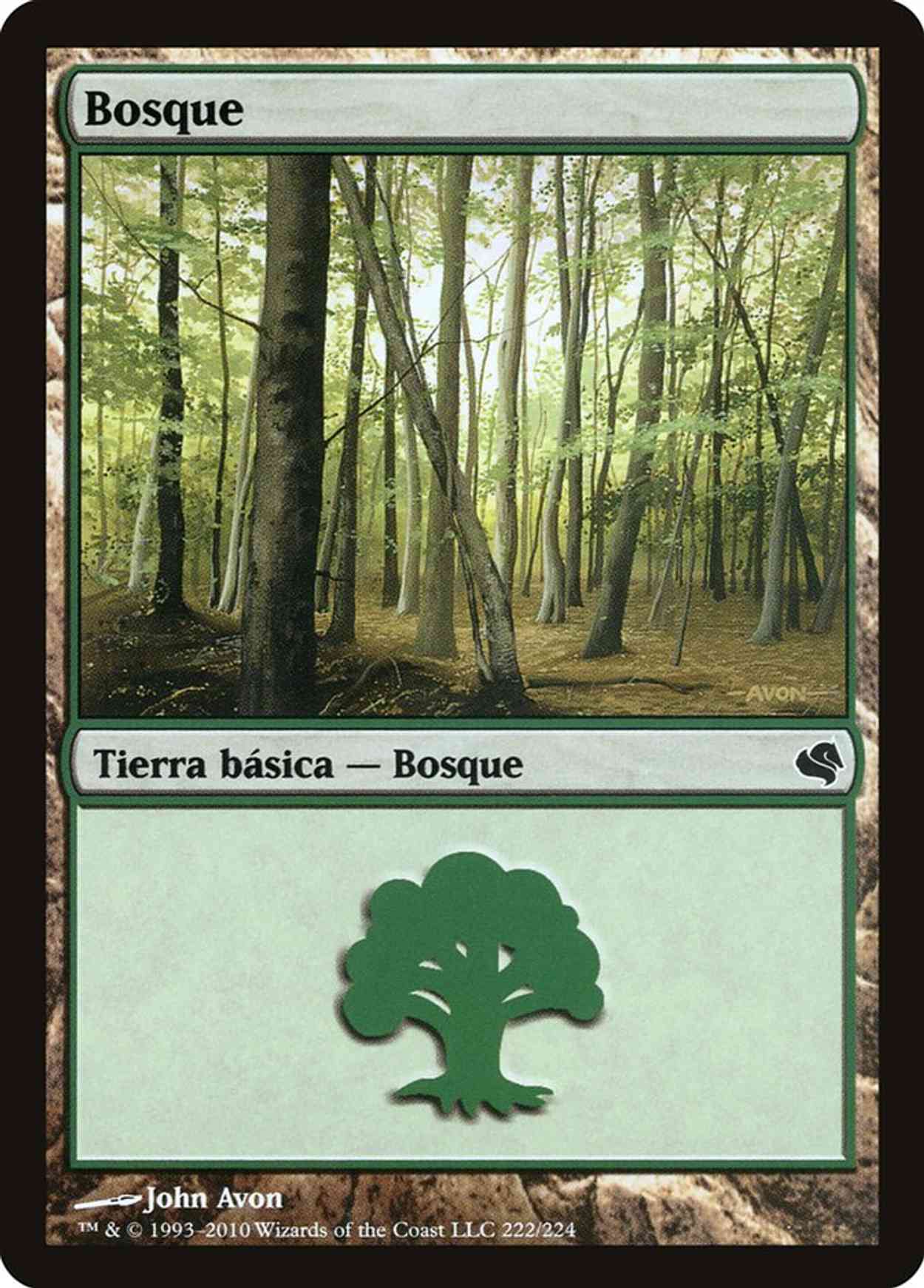 Forest (Retro Frame) magic card front