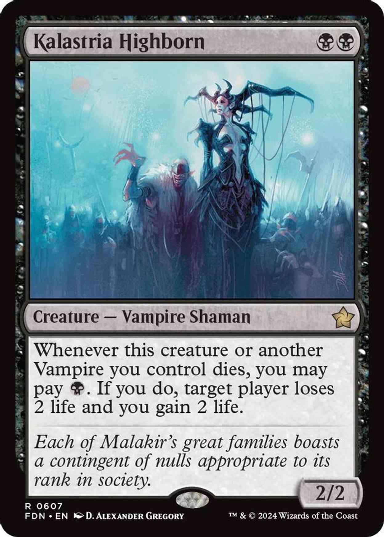 Kalastria Highborn magic card front