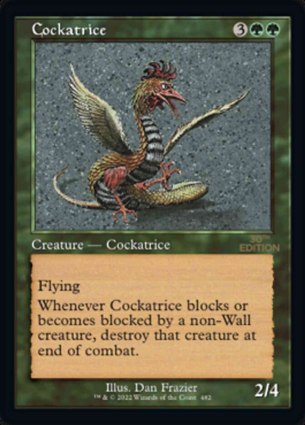 Cockatrice (Retro Frame) magic card front