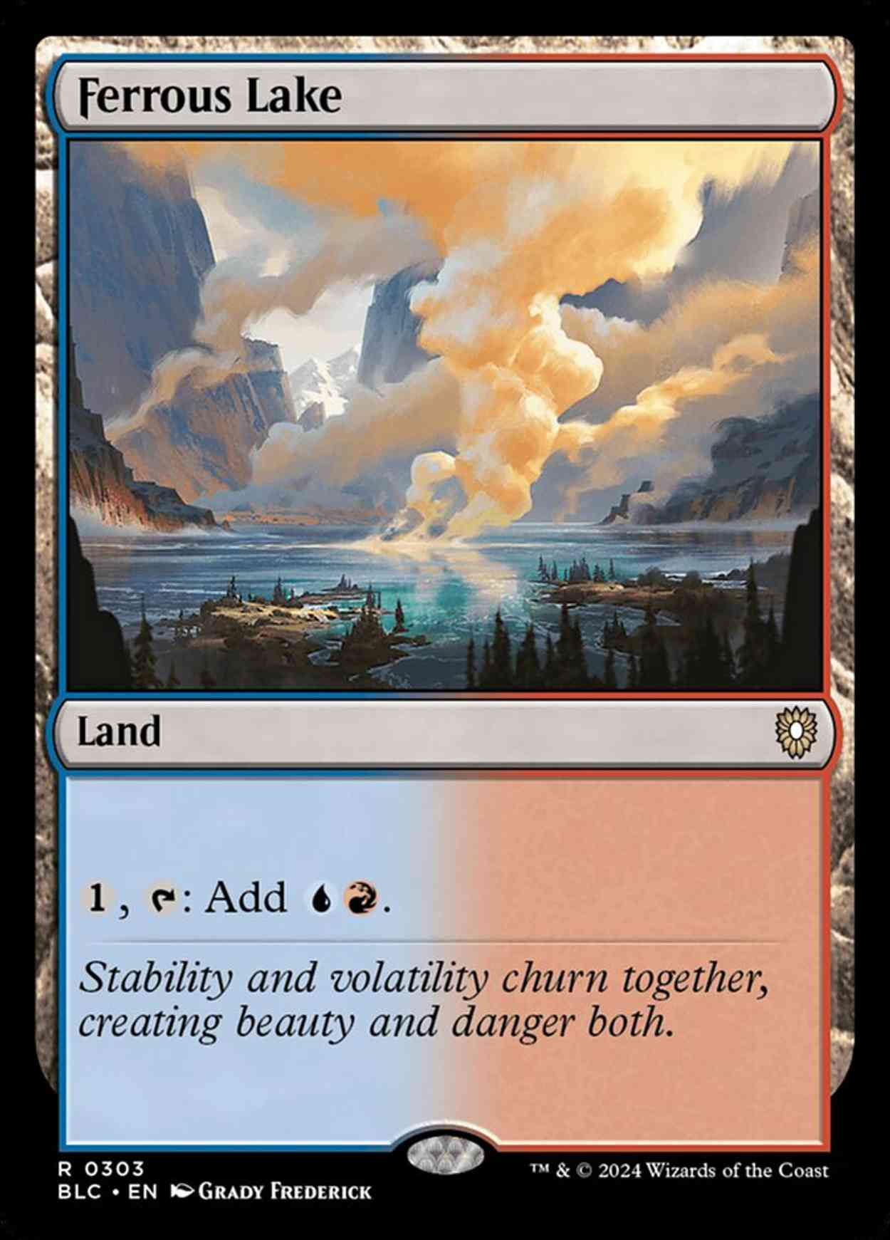 Ferrous Lake magic card front