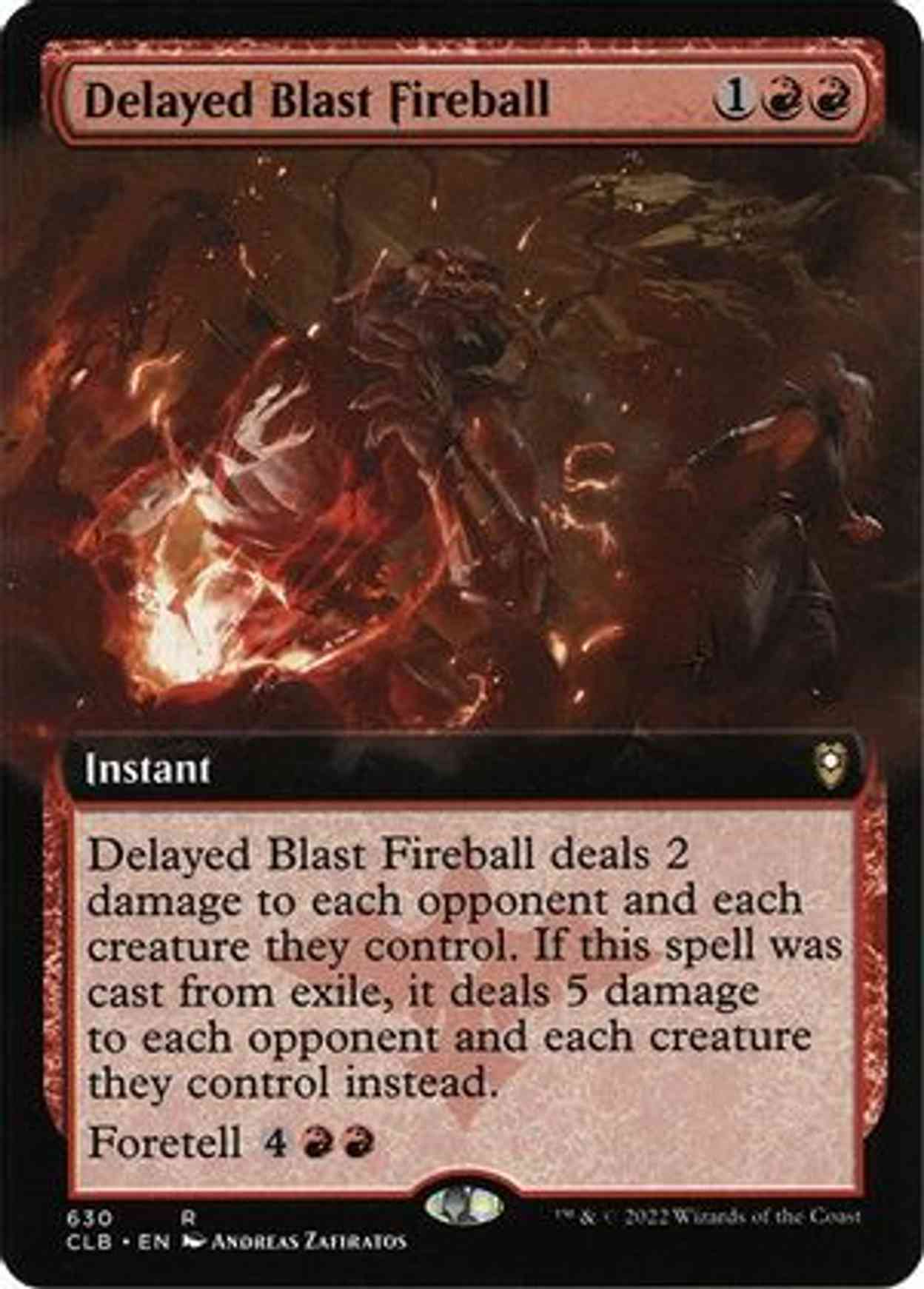 Delayed Blast Fireball (Extended Art) magic card front