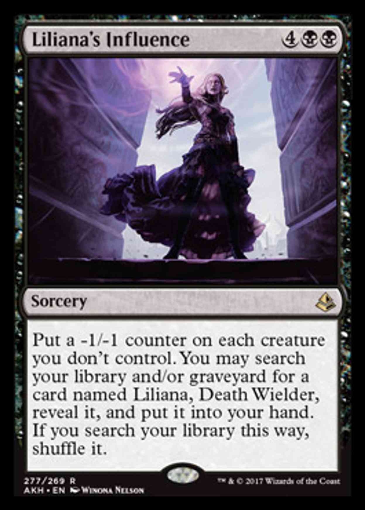 Liliana's Influence magic card front